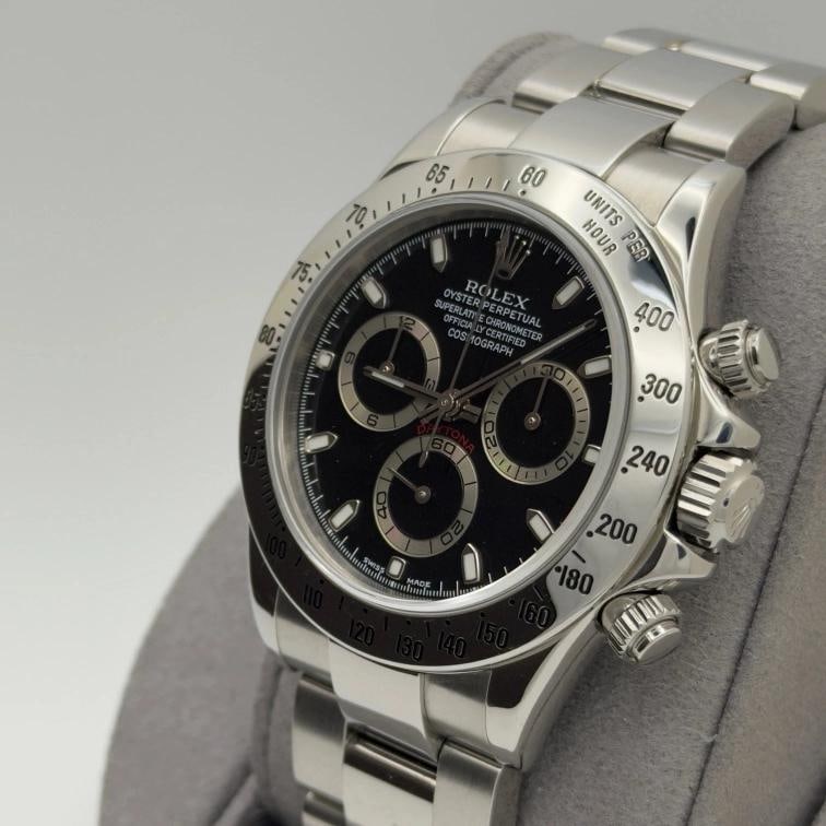 Rolex Daytona Cosmograph 116520 40mm Black Dial Stainless Steel - 3