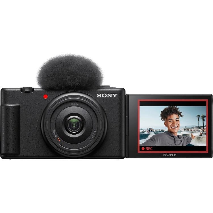 Sony ZV-1F Vlog Camera with 4K Video for Vloggers Black Bundle - 3