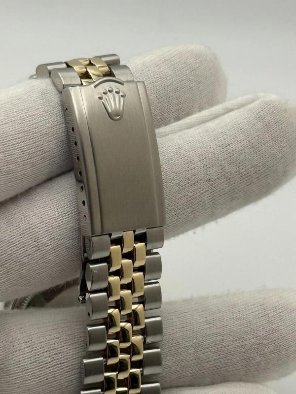 Rolex Datejust 1603 36mm Black Diamond Dial 14k Yellow Gold Stainless Steel - 7