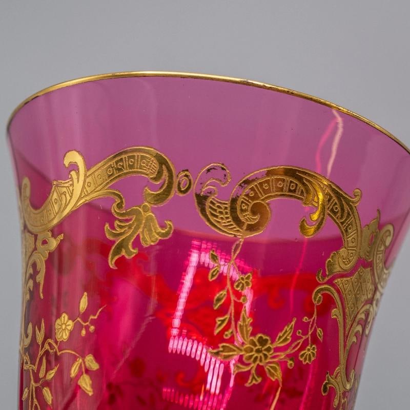 Set Of 4~ Saint-Louis Crystal Wine Glasses - 11