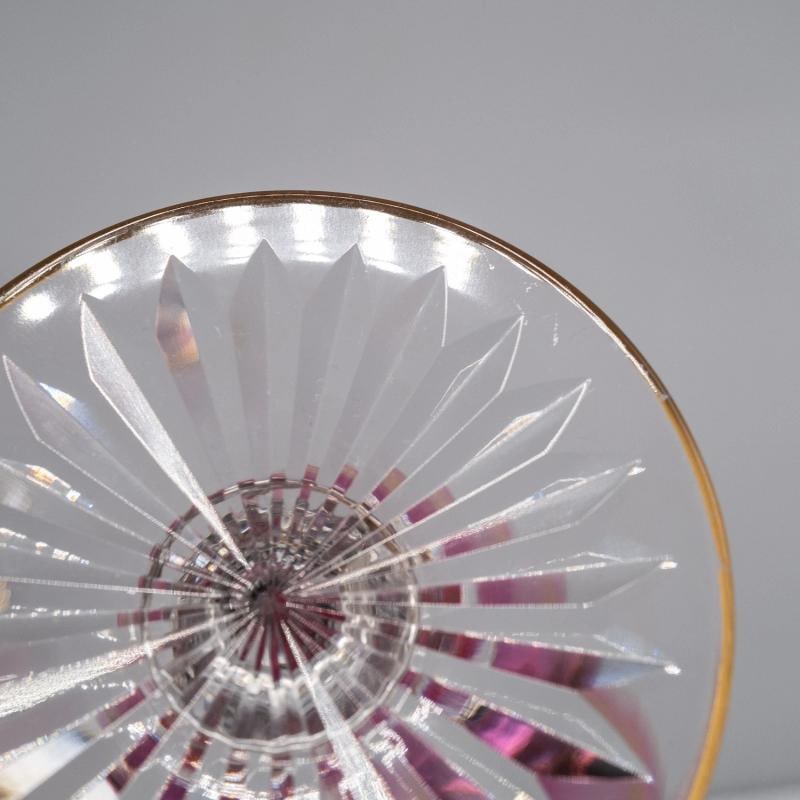 Set Of 4~ Saint-Louis Crystal Wine Glasses - 13