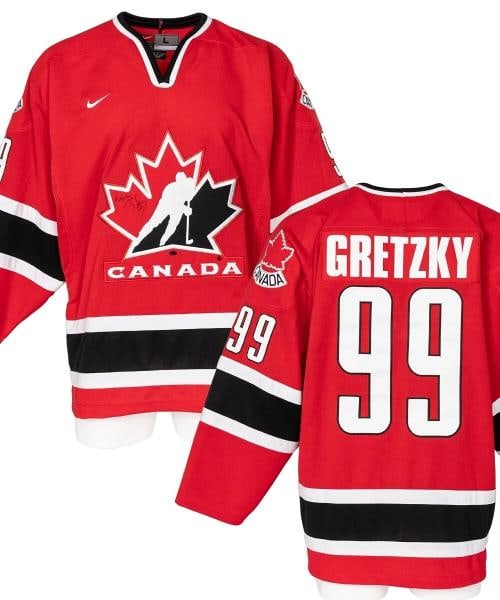 Wayne Gretzky Signed Team Canada Authentic Nike Olympic Jersey JSA COA - 2