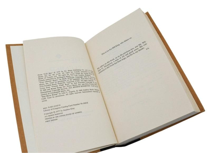 The Shining ~ by STEPHEN KING ~ First Edition ~ 1st Printing 1977 - 8