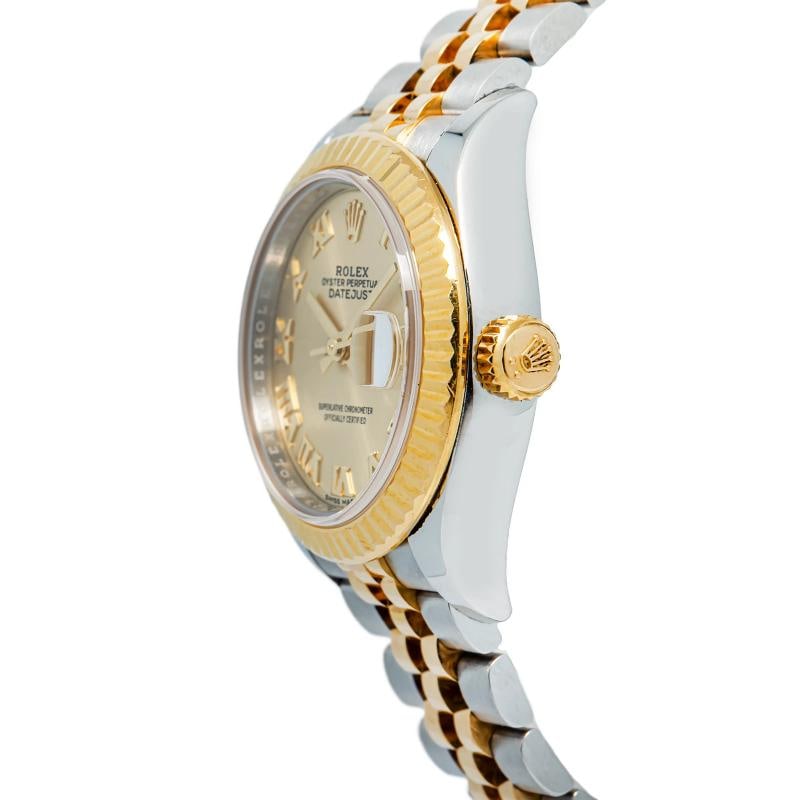 Rolex Datejust 279173 18k Jubilee Two Tone Champagne Dial Women's Watch 28mm - 3