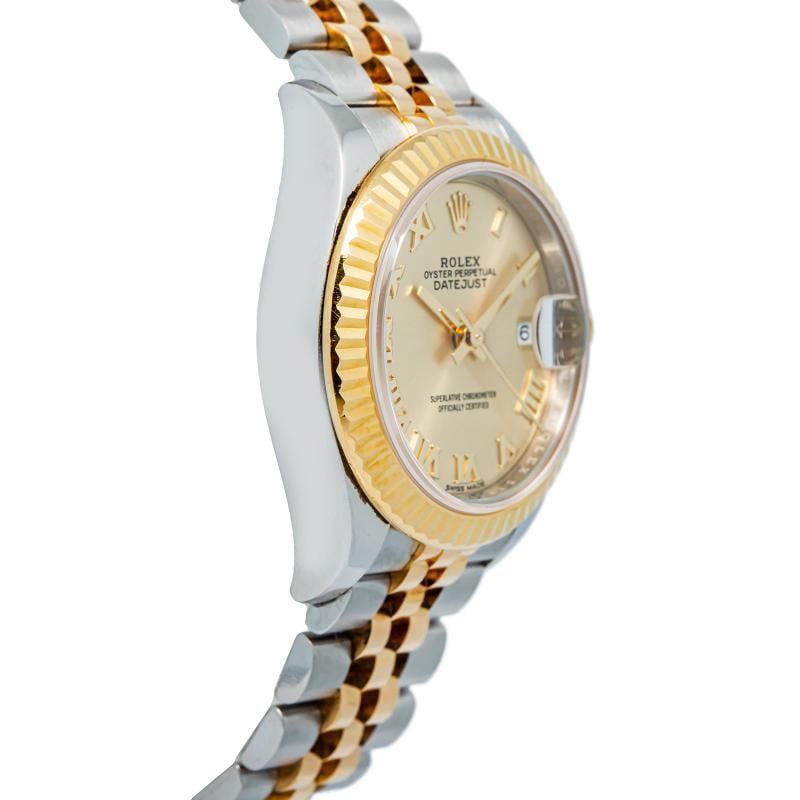 Rolex Datejust 279173 18k Jubilee Two Tone Champagne Dial Women's Watch 28mm - 4