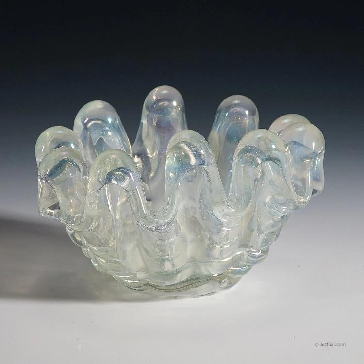 Ercole Barovier - Barovier & Toso 'A Grosse Costolature' Bowl 1942 - 4
