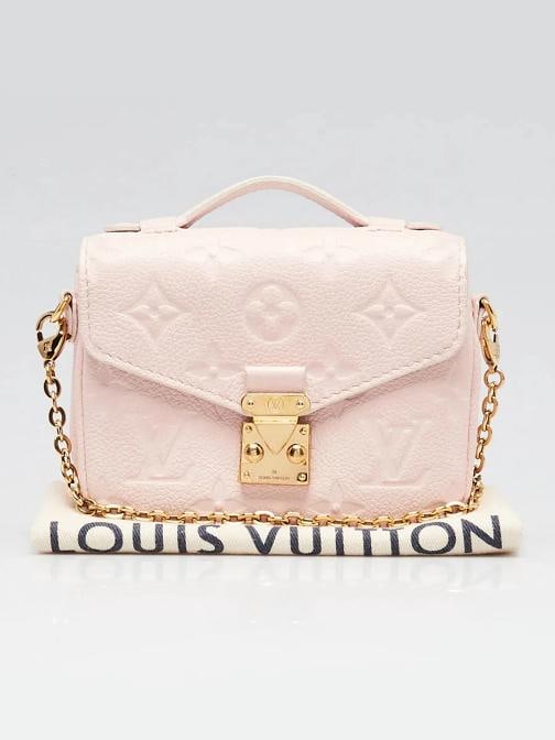 Louis Vuitton Pink Monogram Empreinte Leather Micro Metis Bag - 11