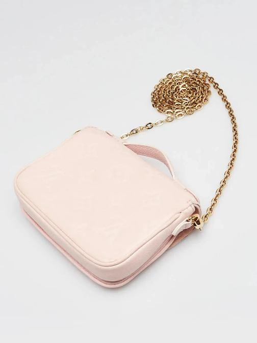 Louis Vuitton Pink Monogram Empreinte Leather Micro Metis Bag - 3