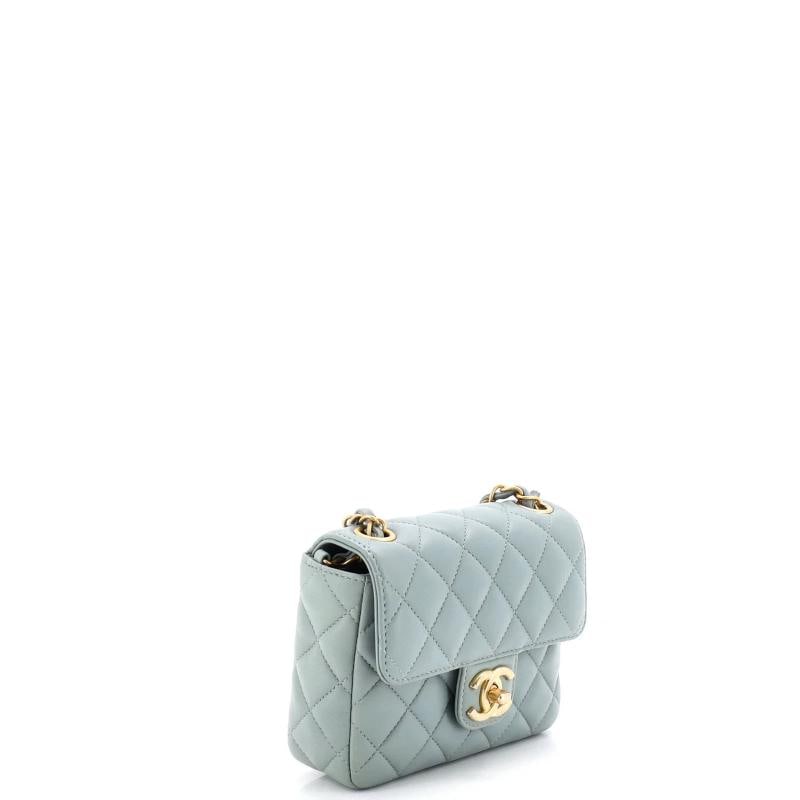 Chanel Casino Royale Charms Square Flap Bag Quilted Lambskin with Enamel Mini - 2