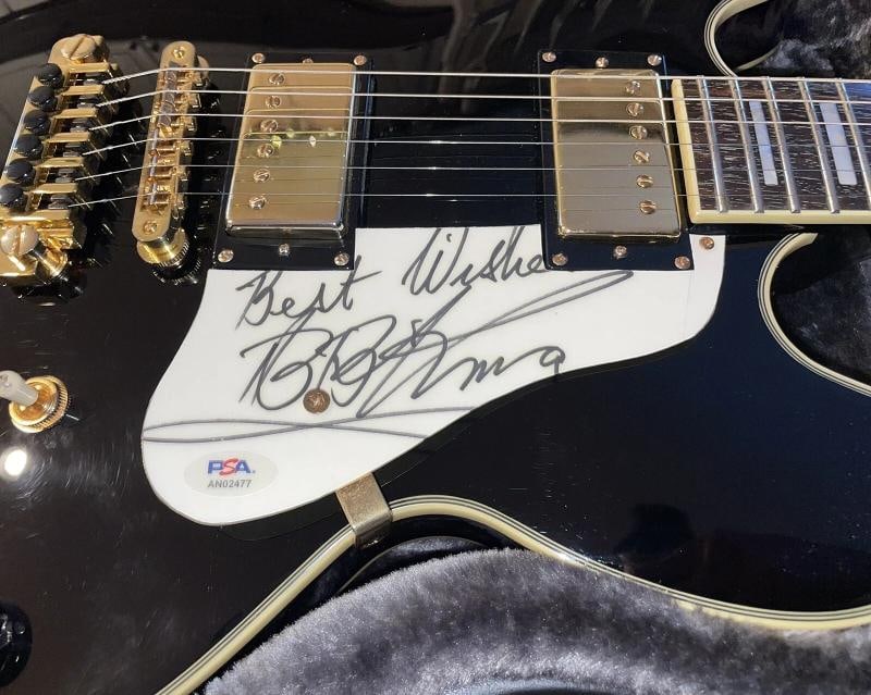 PSA/DNA Epiphone Lucille BB King Signed Hollow Body 6-String RH Electric Guitar - 3