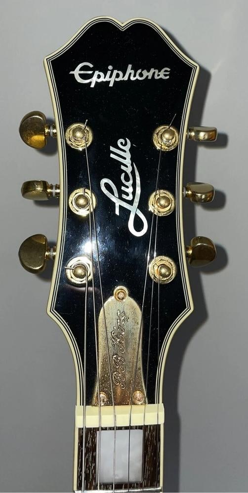 PSA/DNA Epiphone Lucille BB King Signed Hollow Body 6-String RH Electric Guitar - 6