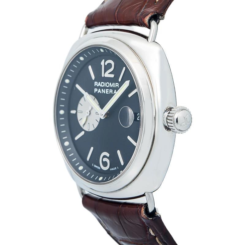 Panerai Radiomor PAM00141 Rare Zenith SS Black Dial Auto Men's Watch 42MM - 3