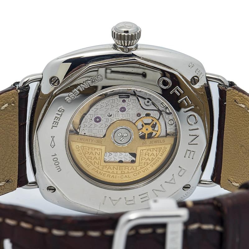 Panerai Radiomor PAM00141 Rare Zenith SS Black Dial Auto Men's Watch 42MM - 6