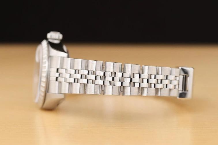 ROLEX LADIES DATEJUST 79240 PINK DIAMOND DIAL STAINLESS STEEL WATCH - 5
