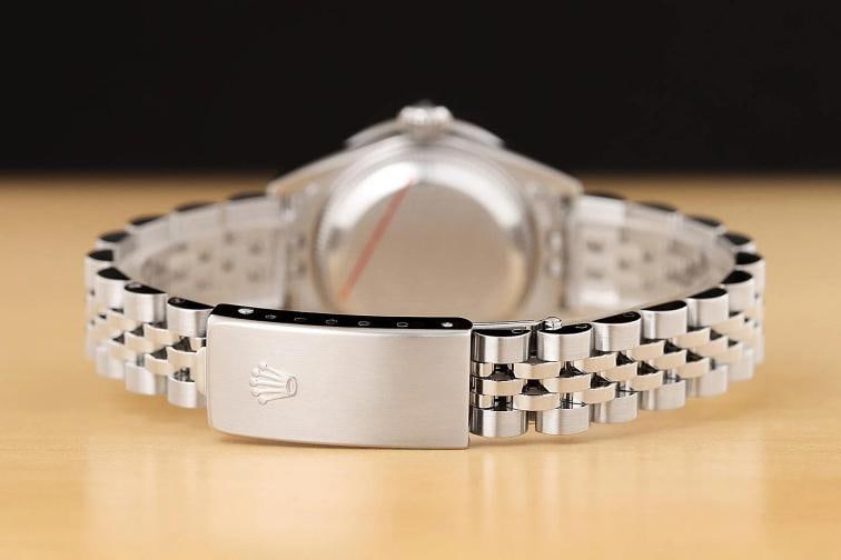 ROLEX LADIES DATEJUST 79240 PINK DIAMOND DIAL STAINLESS STEEL WATCH - 6