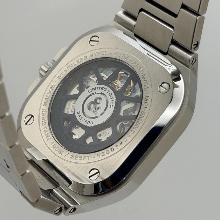 Bell & Ross BR05 BR05A-BLU-SKST/SST 40mm Blue Skeleton Dial Steel Box Paper - 5