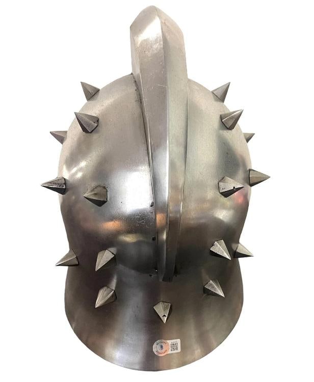 Russell Crowe Signed Autograph Full Size Metal Replica Gladiator Helmet Beckett - 4