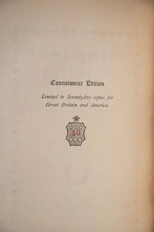 Louis Antoine Fauvelet De Bourrienne / Memoirs of Napoleon Limited Edition 1906 - 11