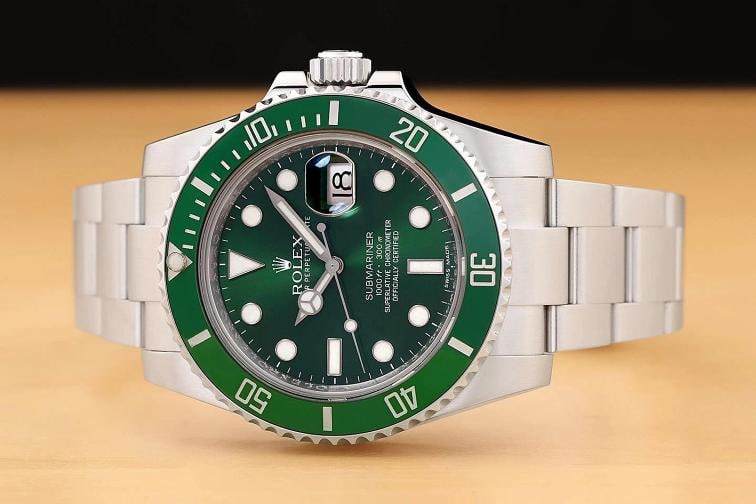 2013 CARD ROLEX SUBMARINER 116610LV 40MM HULK GREEN STEEL WATCH 6/11 LIVE - 2