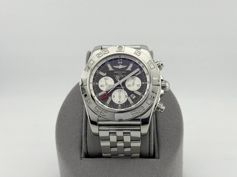 Breitling Chronomat GMT AB0410 47mm Brown Dial Stainless Steel - 15