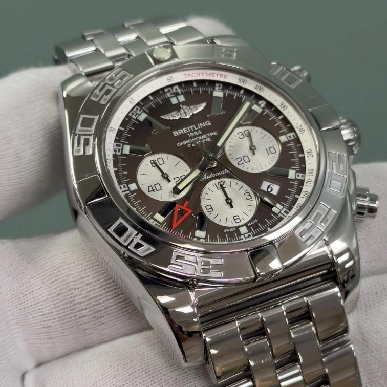 Breitling Chronomat GMT AB0410 47mm Brown Dial Stainless Steel - 3