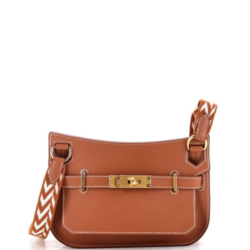 Hermes Jypsiere Bag Swift Mini: Condition: Pre-owned - Excellent,Brand: Hermes,Exterior Material: Leather,Style: Cross Body Bags,Exterior Color: Brown,Department: Women,Size: Mini,Accessories: Dust Bag Condition: Excellent.