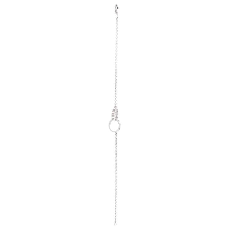 Cartier Love Interlocking Bracelet 18K White Gold - 3
