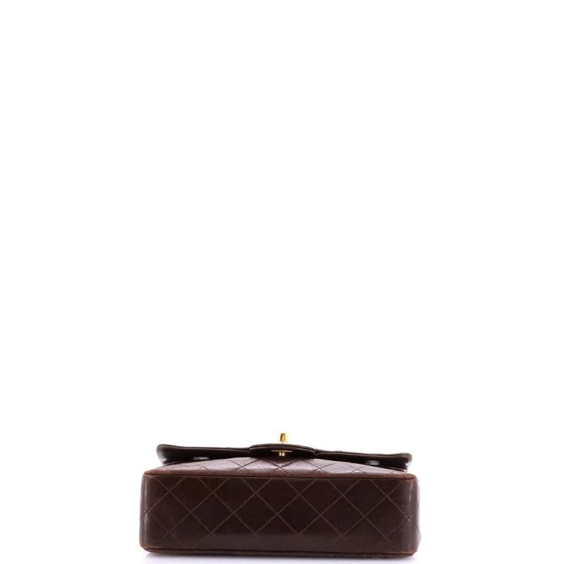 Chanel Vintage Classic Double Flap Bag Quilted Lambskin Small - 4