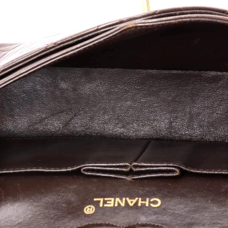 Chanel Vintage Classic Double Flap Bag Quilted Lambskin Small - 5