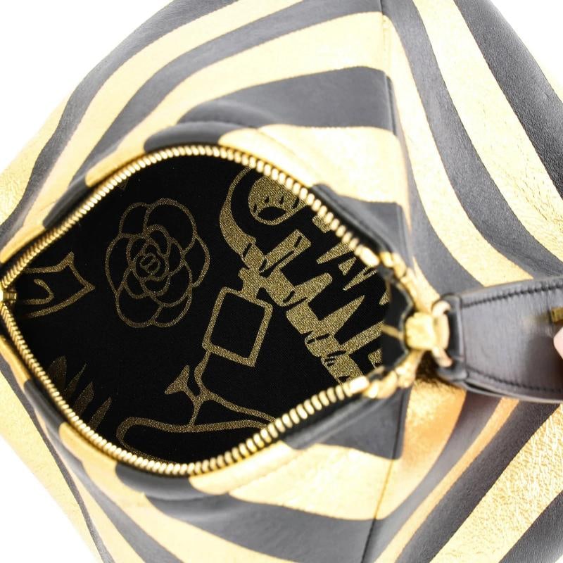Chanel Kheops Pyramid Bag Striped Lambskin - 5