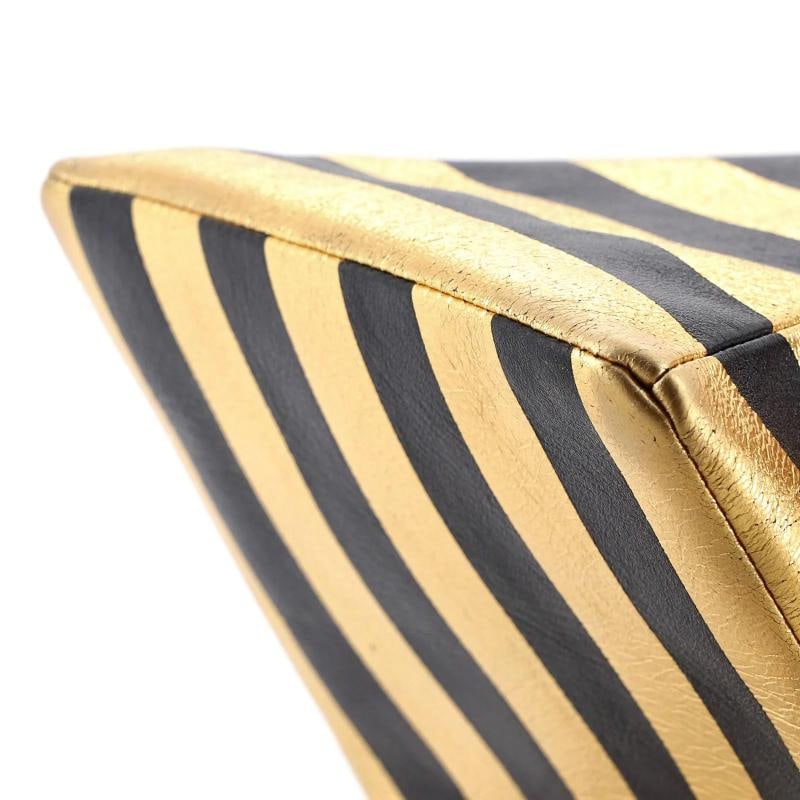 Chanel Kheops Pyramid Bag Striped Lambskin - 7