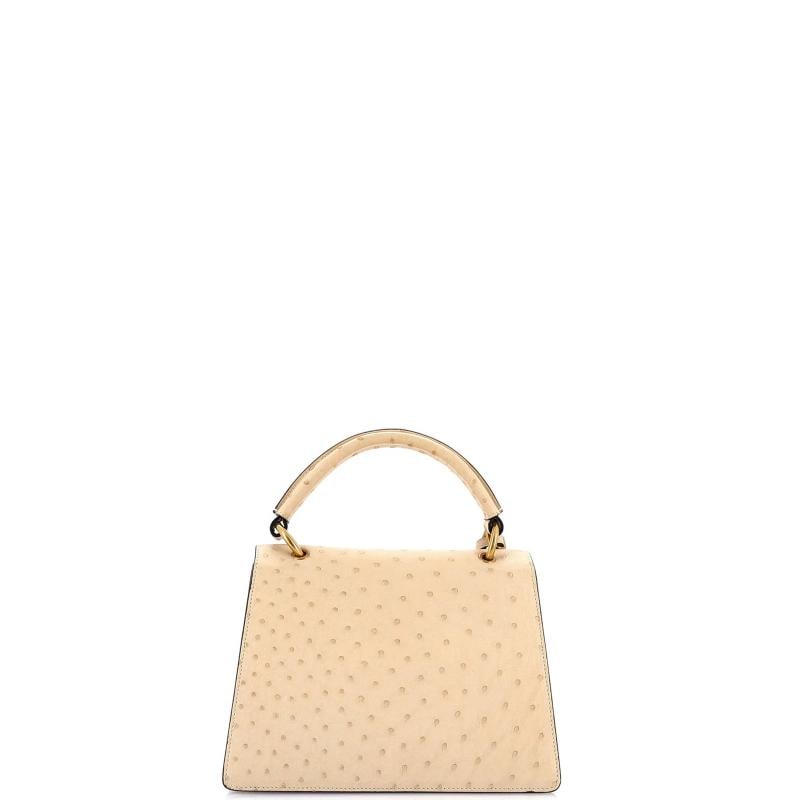 Gucci Queen Margaret Top Handle Bag Ostrich Small - 3