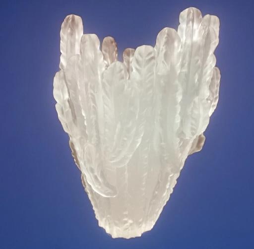 Nancy Daum Style Cactus Vase Clear Heavy Crystal Maker Unknown H10Ã¢â‚¬ - 9