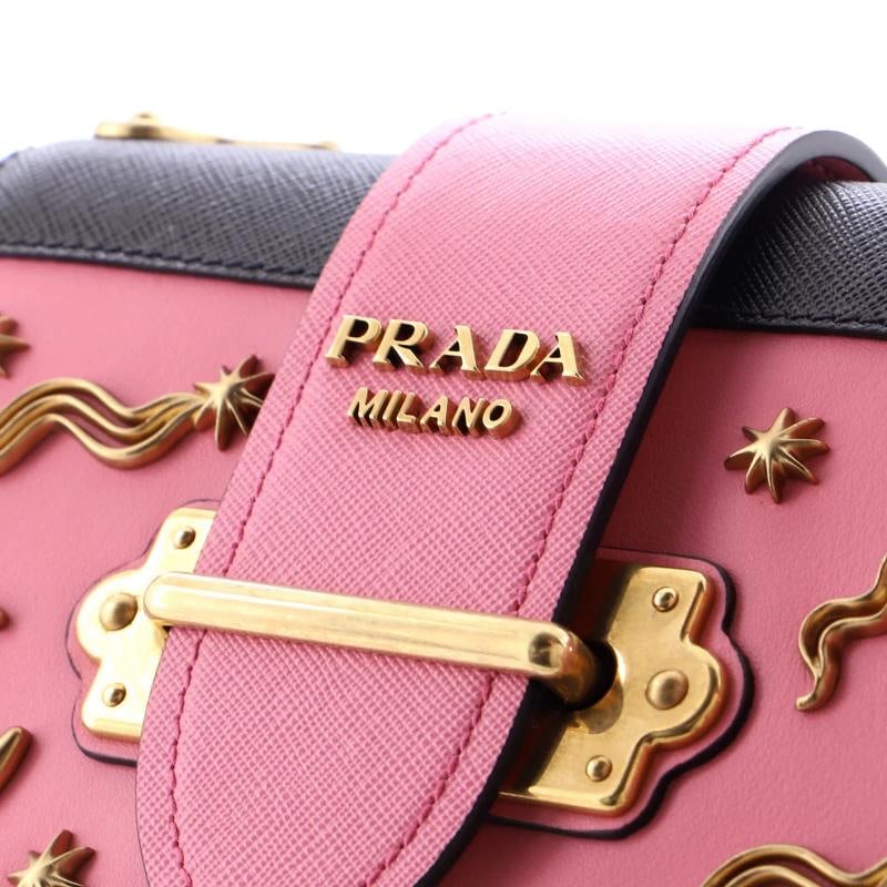 Prada Cahier Crossbody Bag Embellished Leather Small - 8