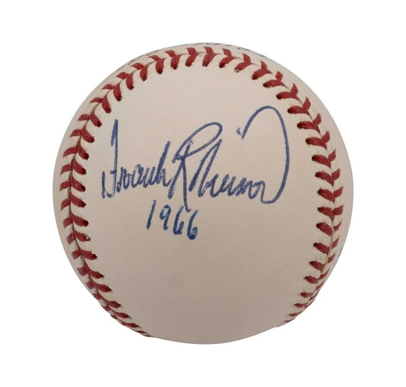 Beautiful Mickey Mantle Triple Crown 1956 Signed Inscribed Baseball PSA DNA - 3