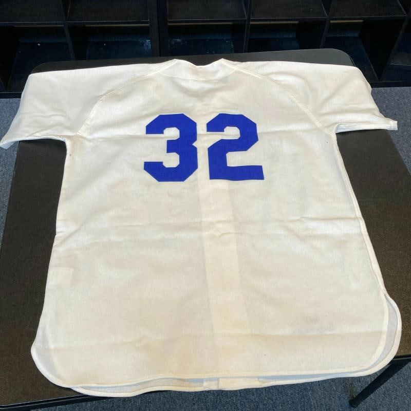 Sandy Koufax MLB Debut 6-24-1955 Signed Brooklyn Dodgers Jersey With JSA COA - 4