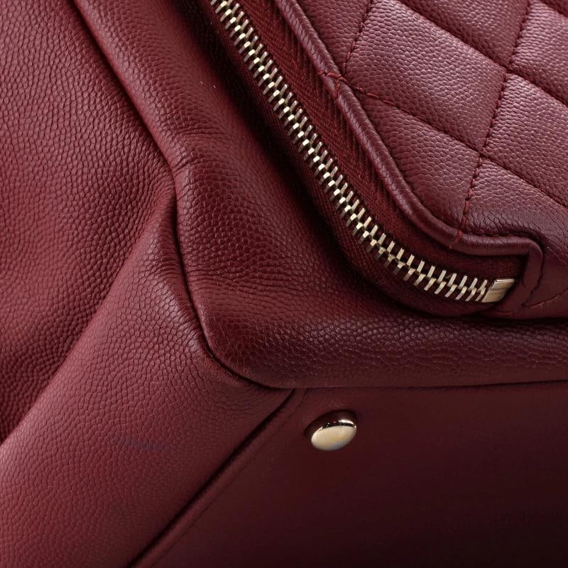 Chanel Business Affinity Tote Quilted Caviar Small - 7