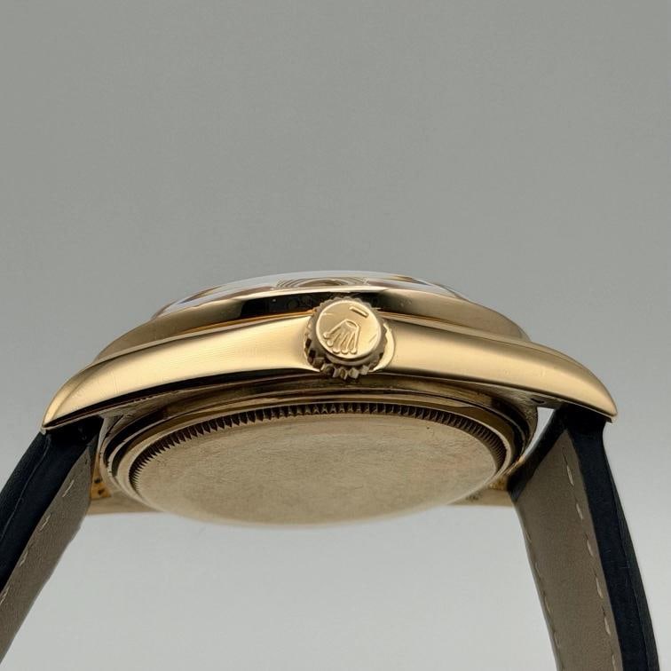 Vintage Rolex Day Date 1803 36mm Champagne Dial Diamond Bezel 18K Yellow Gold - 10