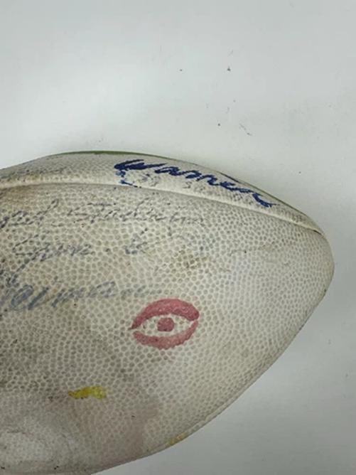 LeRoy Neiman Signed Hand-Painted Art Football JSA COA RARE - 11