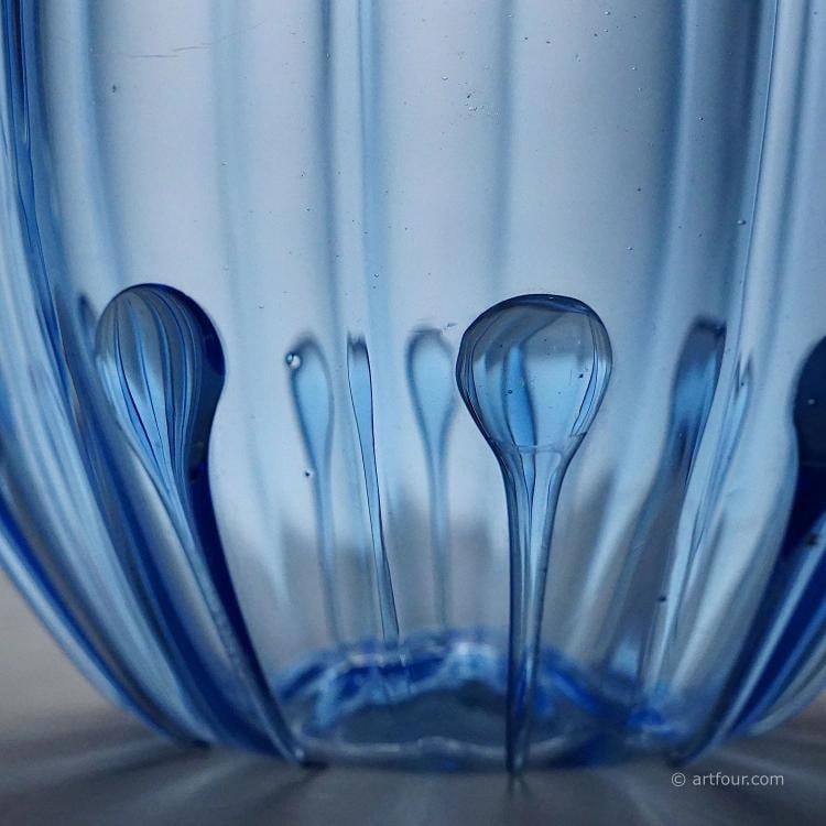 Large Vetro Soffiato Glass Vase by Vittorio Zecchin for Venini Murano 1924 - 6