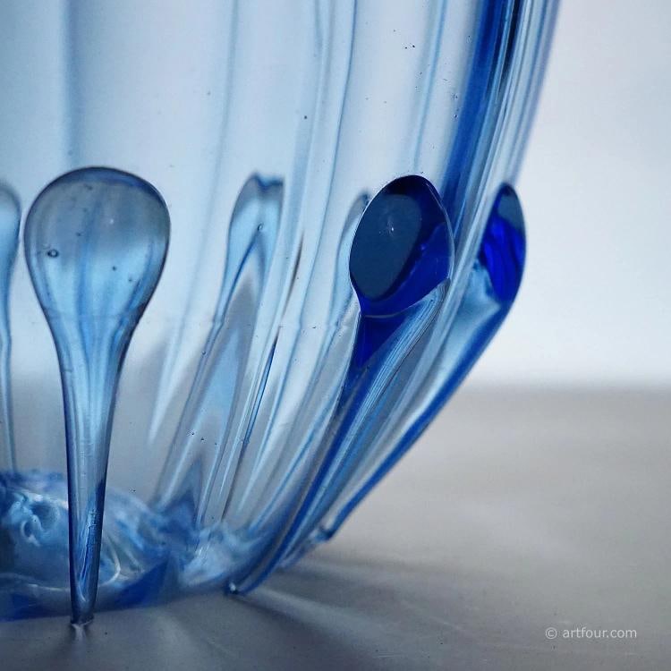 Large Vetro Soffiato Glass Vase by Vittorio Zecchin for Venini Murano 1924 - 7