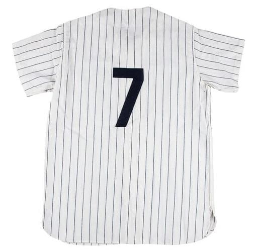 Mickey Mantle Signed 1951 New York Yankees Rookie Game Model Jersey JSA COA - 2