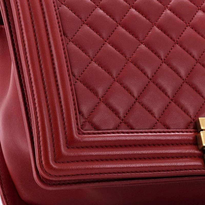 Chanel Boy Flap Bag Quilted Calfskin New Medium - 6