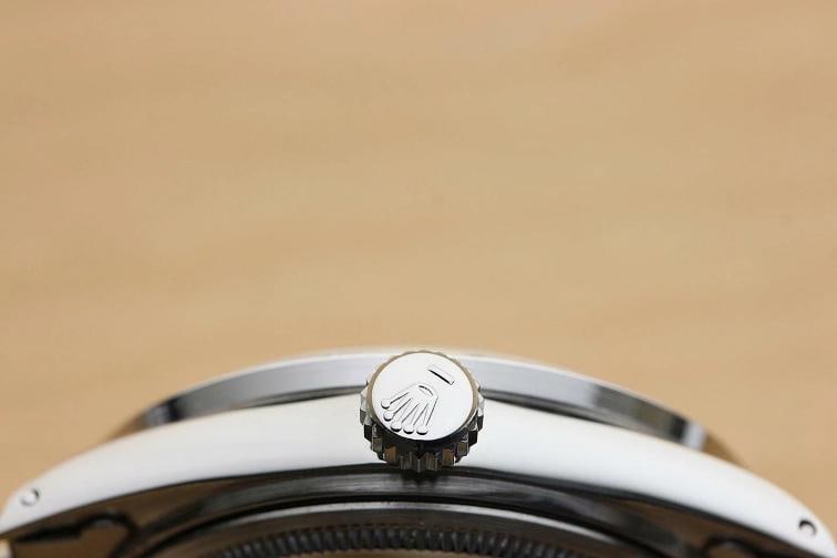 MENS ROLEX DATEJUST 1603 WHITE DIAL 18K WHITE GOLD 1.60 CT DIAMOND STEEL WATCH - 8