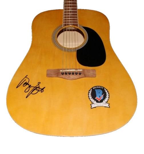 GEORGE STRAIT COUNTRY LEGEND SIGNED ROGUE ACOUSTIC GUITAR BECKETT COA AUTOGRAPH - 3