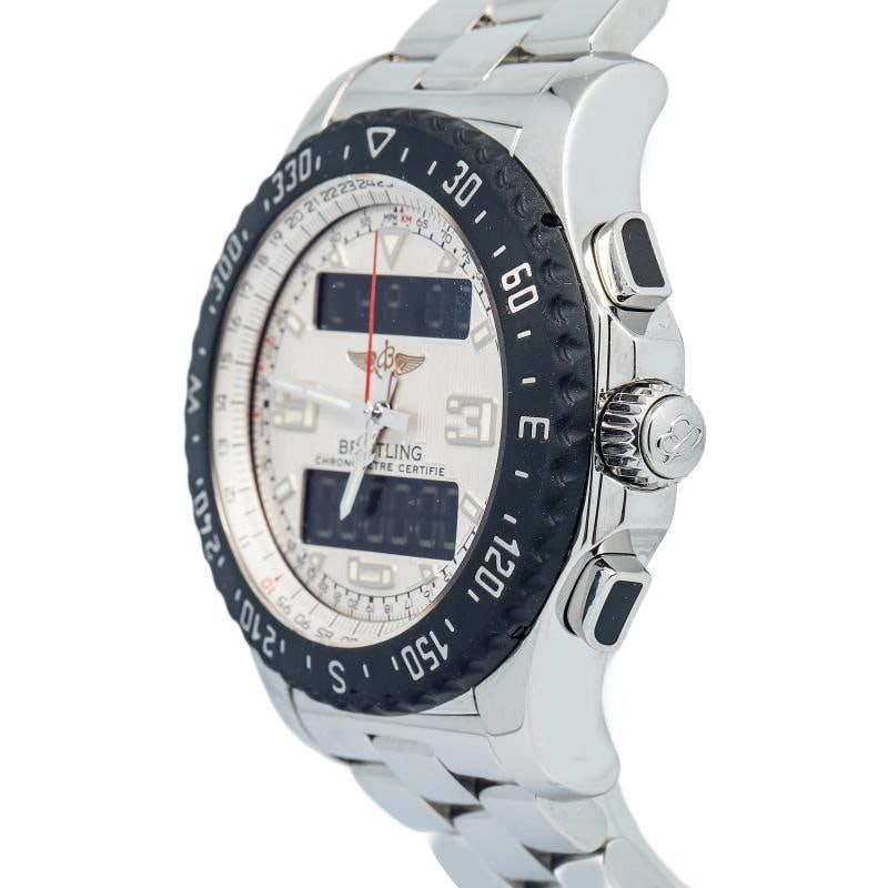 Breitling Airwolf Raven A78364 2016 Card SS Cream Dial Quartz Men's 44mm - 3