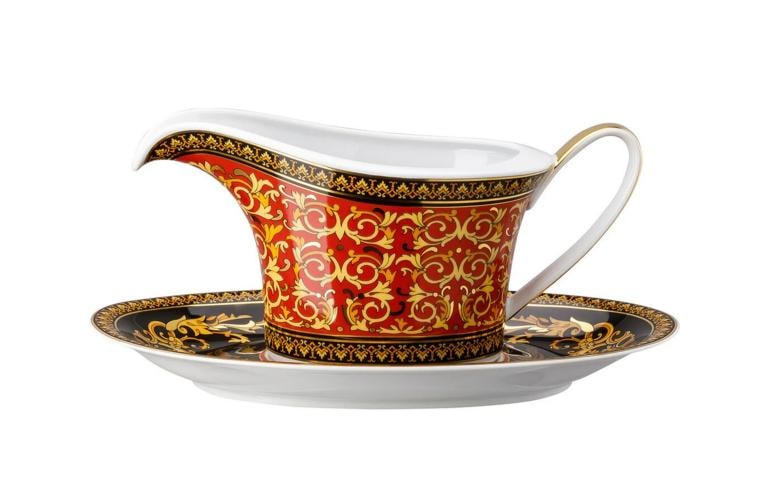 Versace Rosenthal Medusa Red Sauce Boat 2 Pcs - Official VERSACE: Condition: New: A brand-new, unused, unopened, undamaged item in its original packaging (where packaging is applicable). Packaging should be the same as what is found in a retail store, unless the