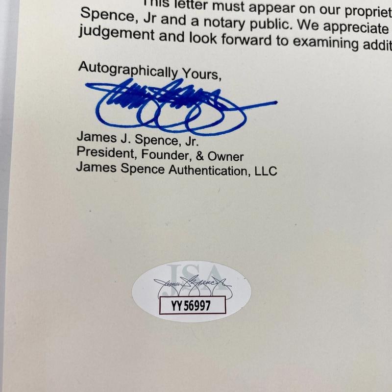 Kobe Bryant Signed Spalding Official Game Basketball Silver Ink JSA COA - 3