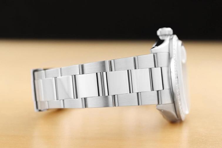 ROLEX MENS DATEJUST 16014 WHITE ROMAN DIAMOND 18K WHITE GOLD STEEL OYSTER WATCH - 8