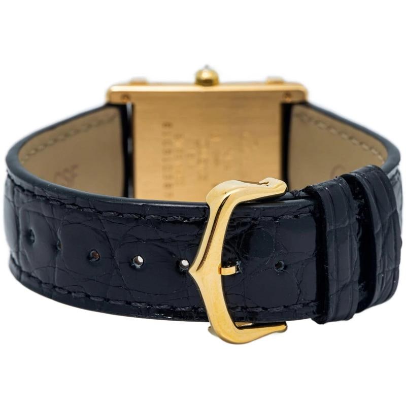 Cartier Tank Chinoise 8105 18K Yellow Gold Diamond Off-White Dial Quartz 23mm - 5
